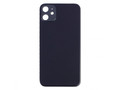Стекло iPhone 11 на заднюю панель в сборе со стеклом камеры (Черный)  (Premium)