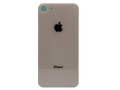Стекло iPhone 8 на заднюю панель в сборе с глазком камеры (Gold)  (Premium)