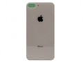 Стекло iPhone 8 Plus на заднюю панель в сборе с глазком камеры (Gold)  (Premium)