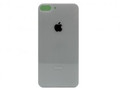 Стекло iPhone 8 Plus на заднюю панель в сборе с глазком камеры (White)  (Premium)