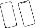 Стекло+рамка+oca для iPhone 11 Pro Max (черный) оригинал